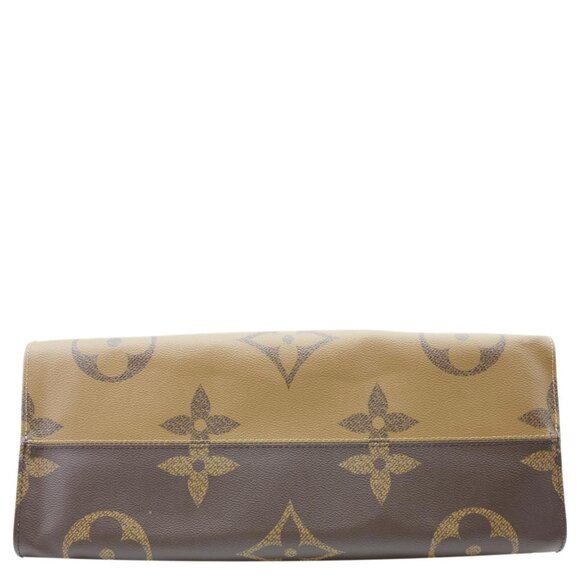 Louis Vuitton Onthego GM Giant Monogram Canvas Tote Bag Brown - Picture 8 of 11